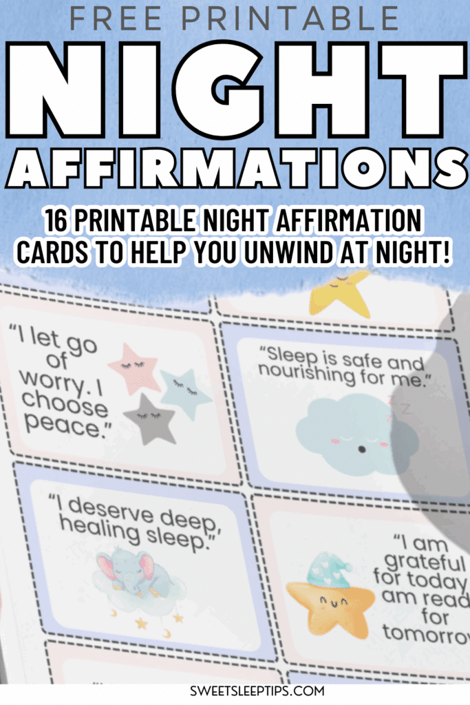 Night Affirmations Before Sleep_ Simple Steps for a Calmer Mind [Free Printable Cards] 5