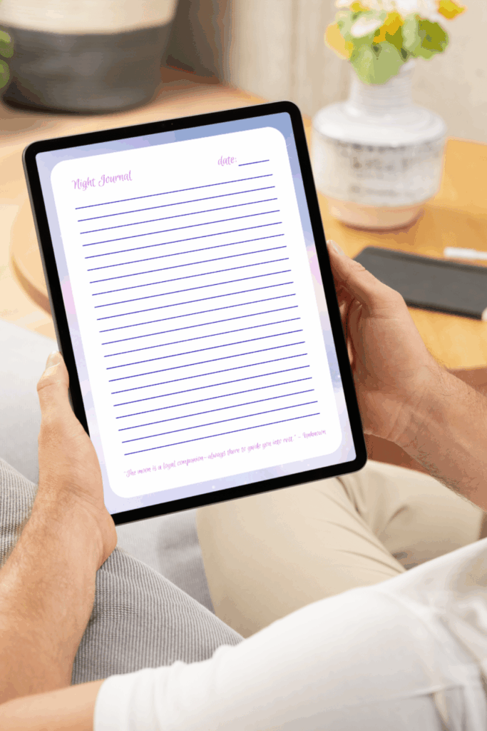 Night Journal Prompts to download
