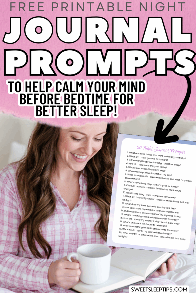 Simple Night Journal Prompts to Calm Your Mind Before Sleep 2