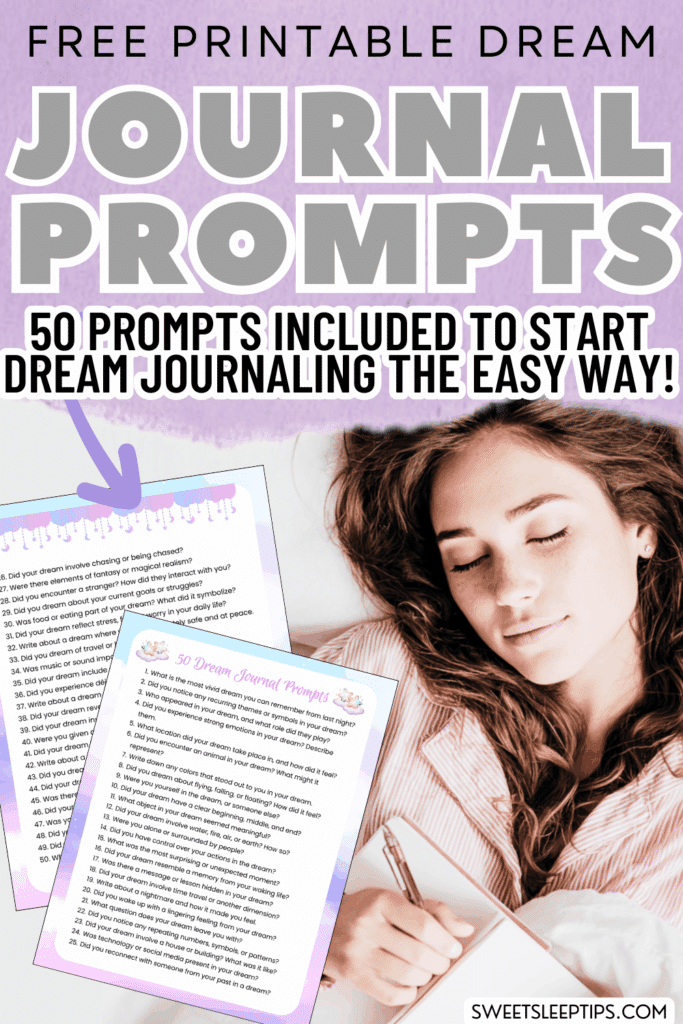 50 Dream Journal Prompts Download_ The Easy Way to Start Recording Your Dreams 4