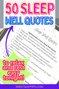 50 Sleep Well Quotes to Relax and Rest Easy Tonight [Free Printable ...