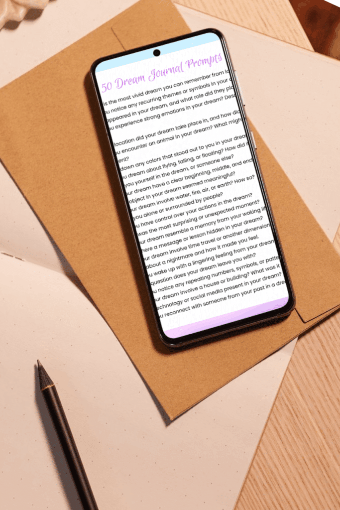Dream Journal Prompts Download on a phone