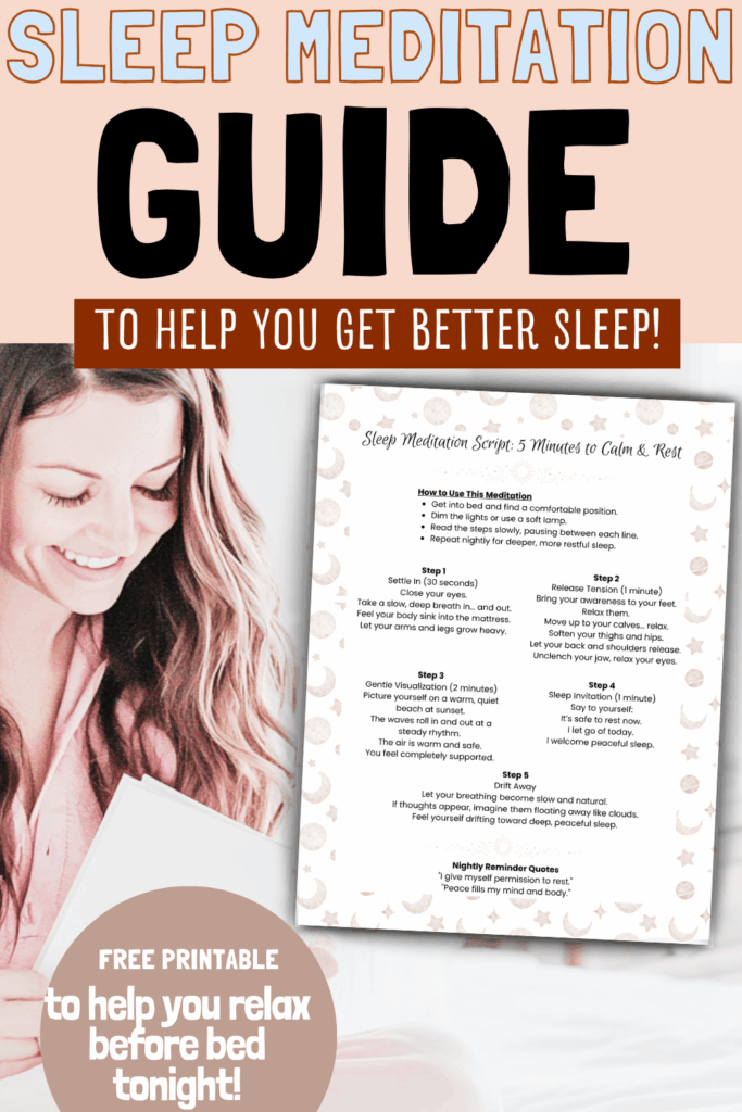 Sleep Meditation_ Simple Guide for Better Rest + Free Printable 2