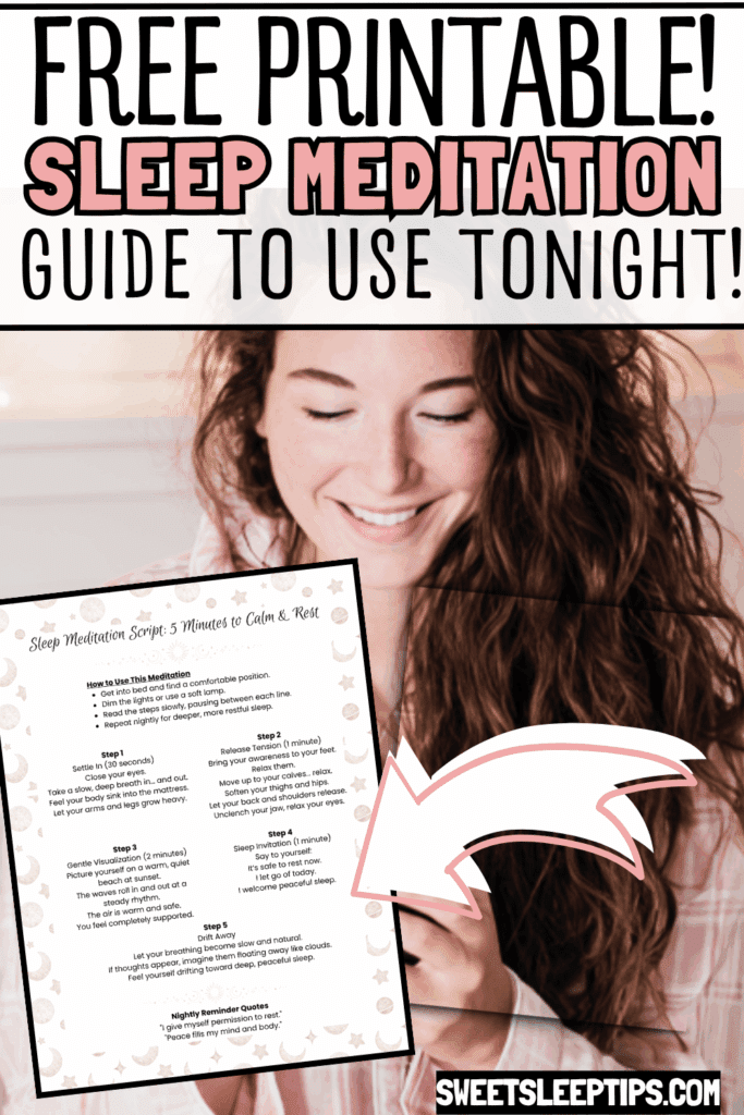 Sleep Meditation_ Simple Guide for Better Rest + Free Printable 4