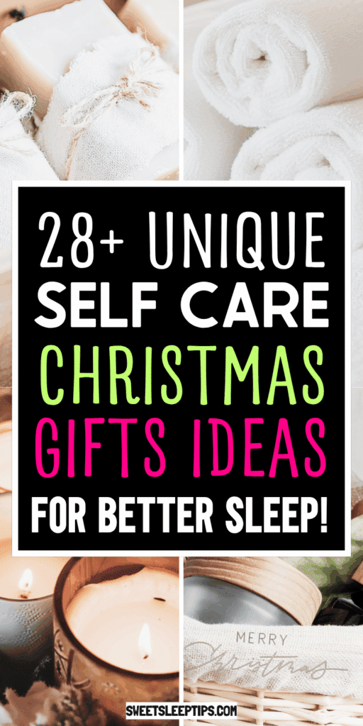 28+ Cozy Self Care Christmas Gifts for Better Sleep long pins 1