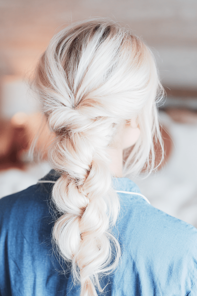 Loose low braid