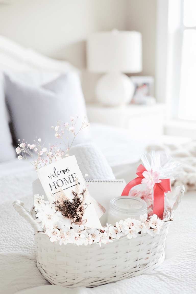 Guest Bedroom Welcome Basket