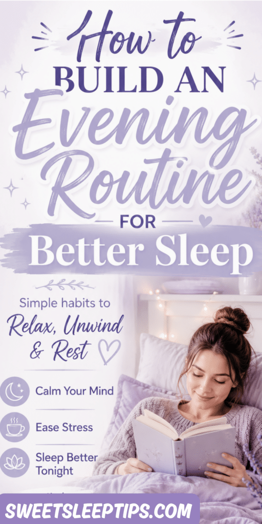 How to Build an Evening Routine for Better Sleep 4