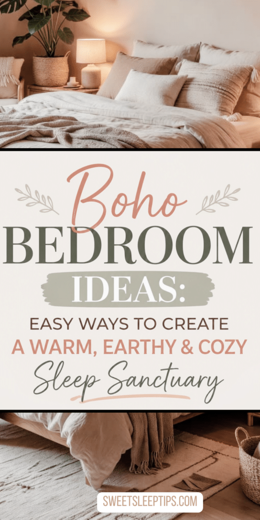 Boho Bedroom Ideas_ Easy Ways to Create a Warm, Earthy & Cozy Sleep Sanctuary 3