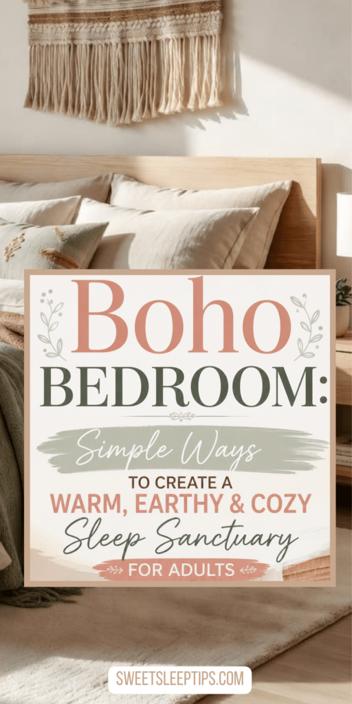 Boho Bedroom Ideas_ Easy Ways to Create a Warm, Earthy & Cozy Sleep Sanctuary 5
