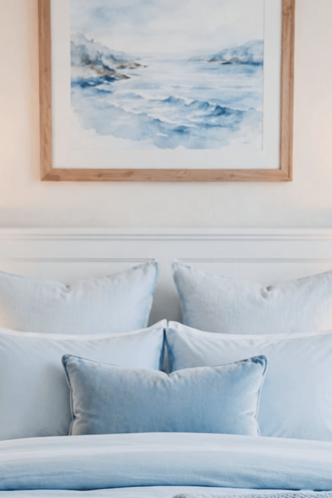 Blue Bedroom Wall Art