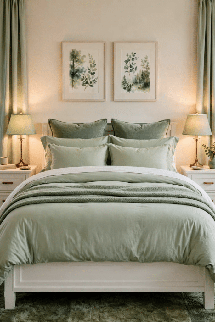 Green Bedroom Comforter