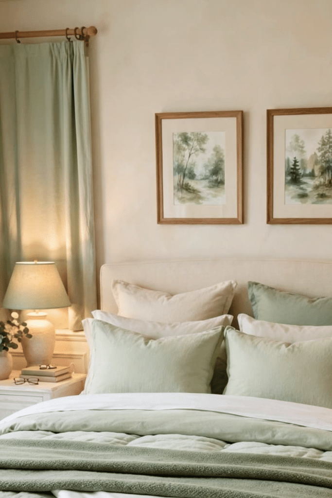 Green Bedroom Wall Art