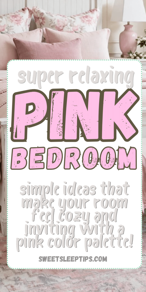 Pink Bedroom Ideas_ Simple Inspiration for a Relaxing Sleep Sanctuary 3